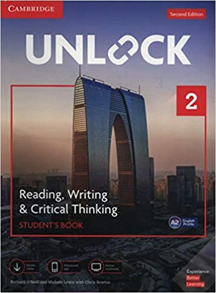 Unlock Level 2 Reading, Writing and Critical Thinking Student's Book with Videos