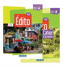 Edito A2 2e édition 2022 Méthode de français Livre de l'élève + Cahier d'exercices + Downloadable Audios