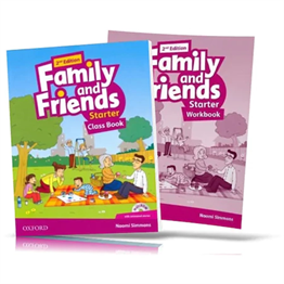 Family and Friends Starter : Class Book and WORKBOOK with Downloadable Audios