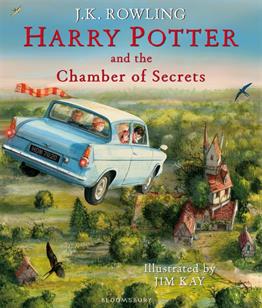 Harry Potter and the Chamber of Secrets: Illustrated Edition  J.K. Rowling  (Ciltli kapak/Hardcover-ingilizce)
