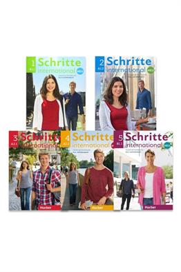 Schritte International Neu 1 ( A1.1 ) + Schritte International Neu 2 ( A1.2 ) + Schritte International Neu 3 ( A2.1 ) + Schritte International Neu 4 ( A2.2 ) + Schritte International Neu 5 ( B1.1 )