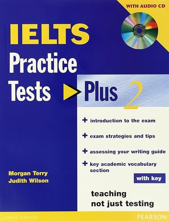  IELTS Practice Tests Plus 2 with key and CD