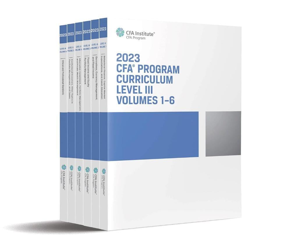 2023 CFA Program Curriculum Level III Box Set (Volume 1-6) by CFA Institute