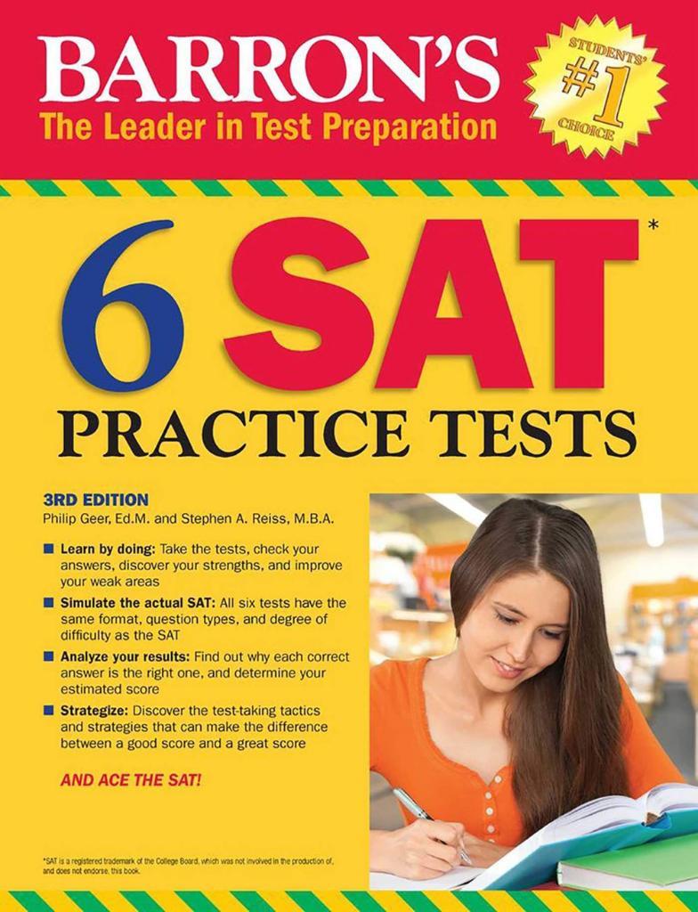 6 SAT Practice Tests: 3rd - Third Edition