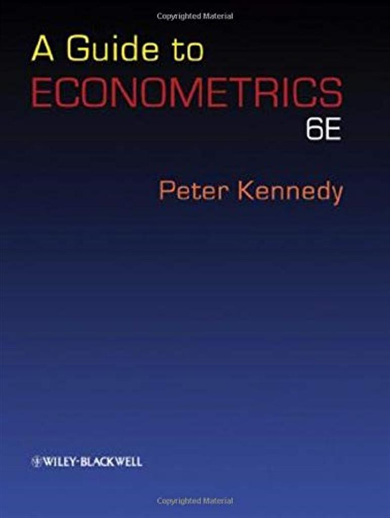 a guide to econometrics 6th (peter kennedy)