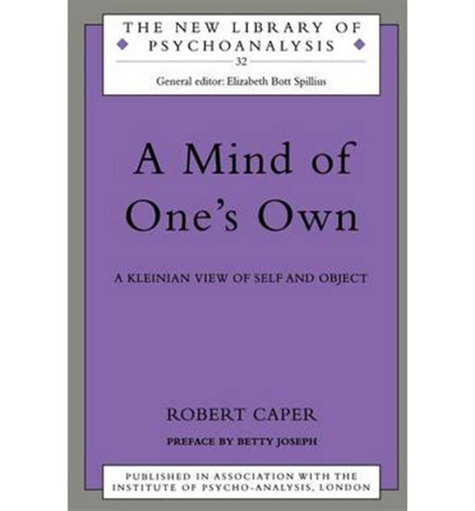 a mind of one's own (robert caper)