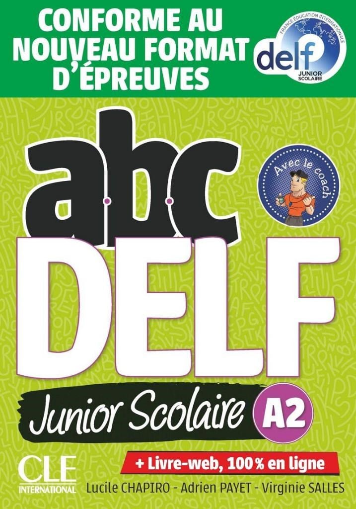 ABC Delf Junior Scolaire niveau A2 + LIVRE + DVD (Audios + Corriges)
