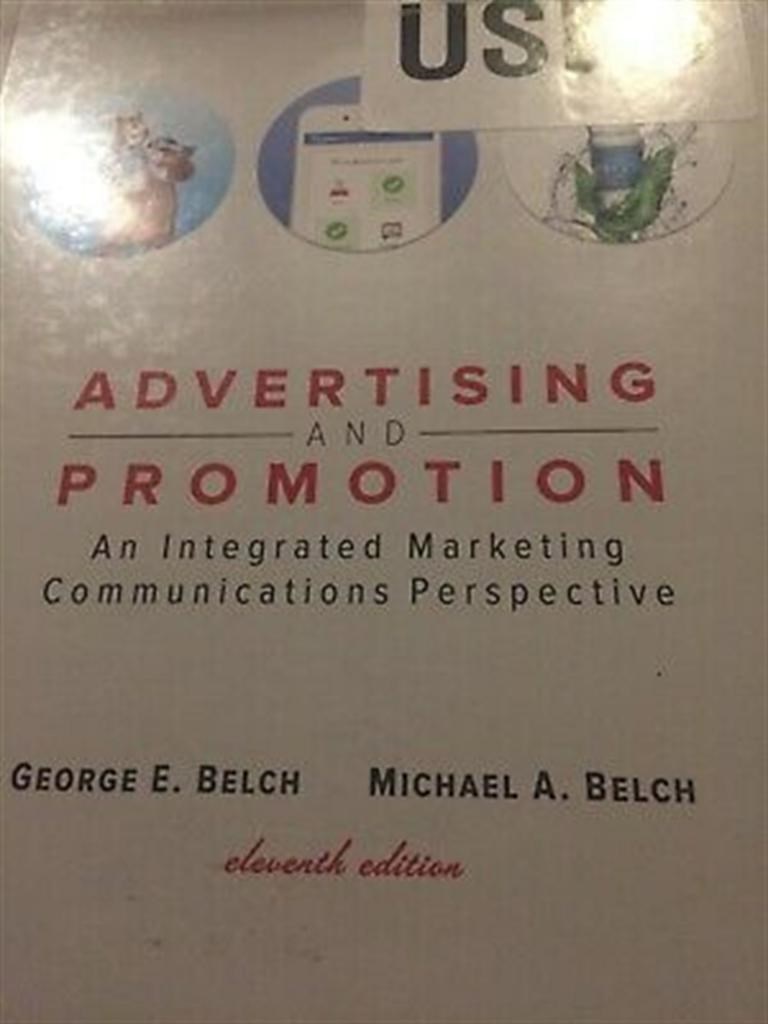 advertising and promotion 11th (george e. belch, michael a. belch)