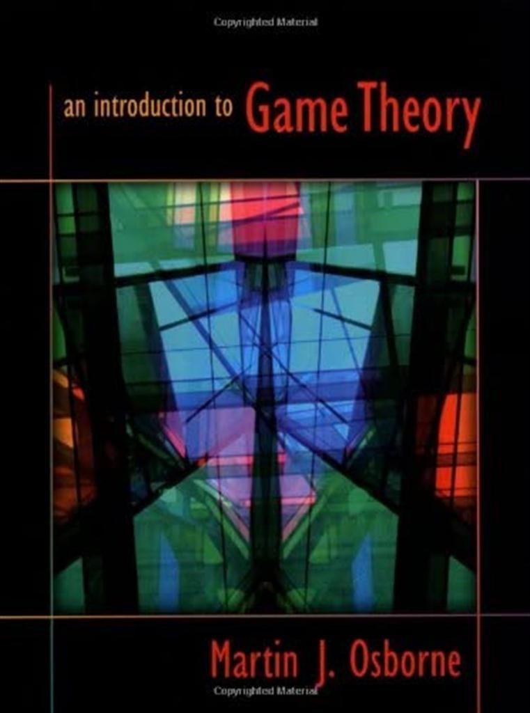 an introduction to game theory (martin j. osborne)
