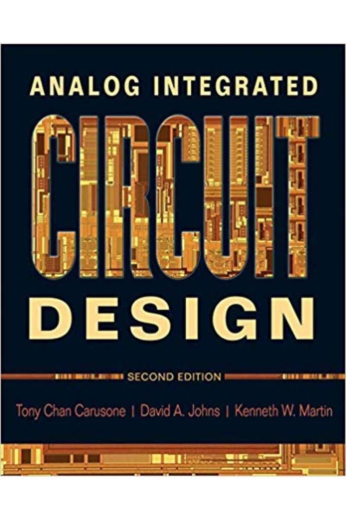 analog integrated circuit design (carusone, johns, martin) 2012
