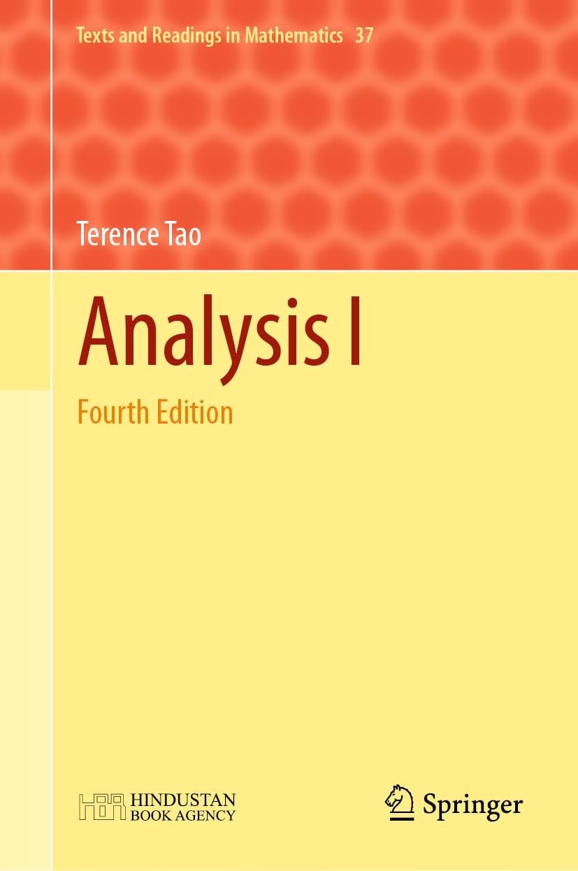 Analysis 1  4th Edition - Terence Tao