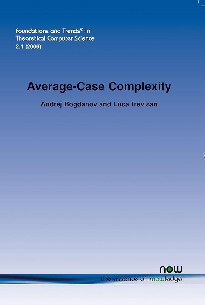 Average-Case Complexity Andrej Bogdanov