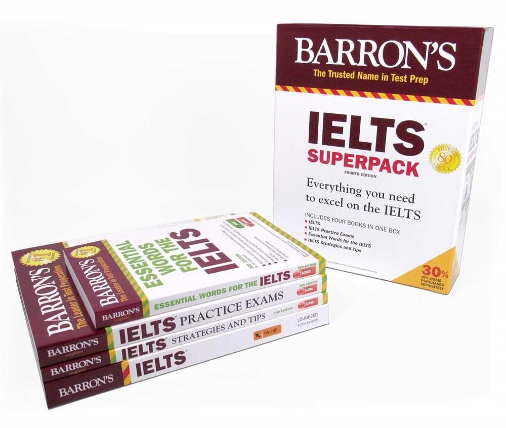 Barron's IELTS SUPERPACK   -   4 BOOK SETS