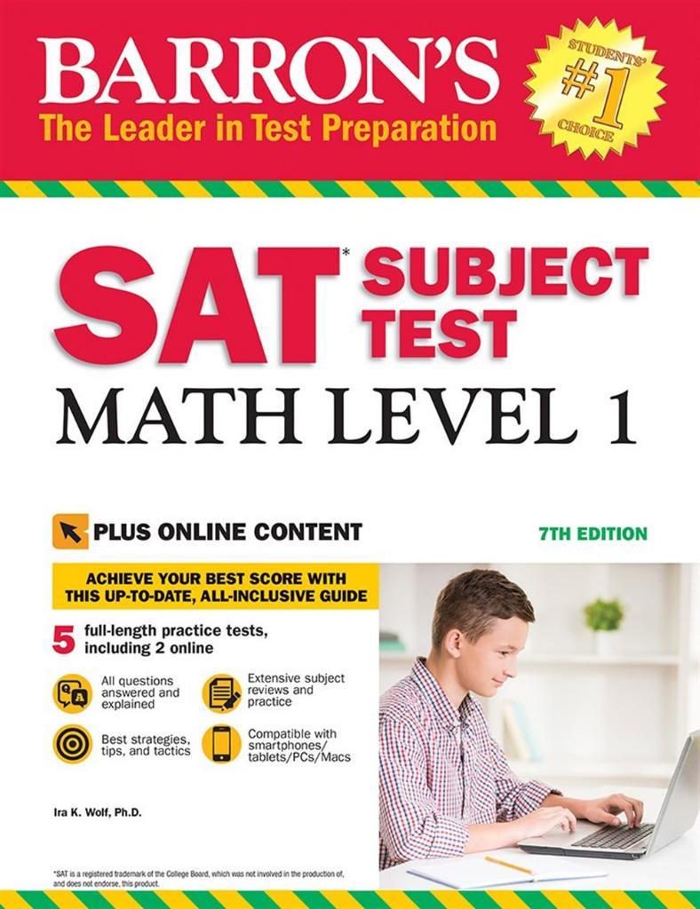 Barron's SAT Subject Test : Math Level 1 (7th Ed.) with Plus Online Tests