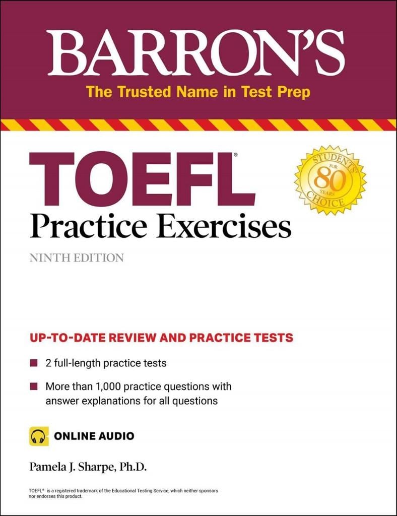 Barron's TOEFL Practice Exercises Ninth Edition (Barron's Test Prep)