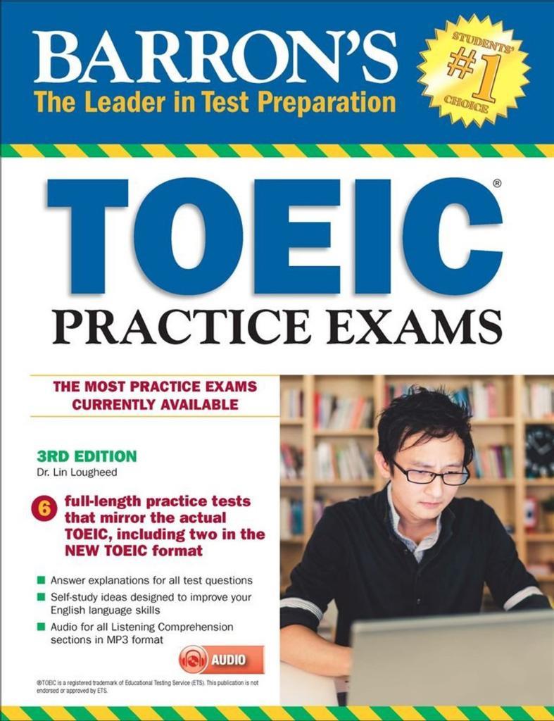 Barron's TOEIC Practice Exams with MP3 CD, 3rd Ed.