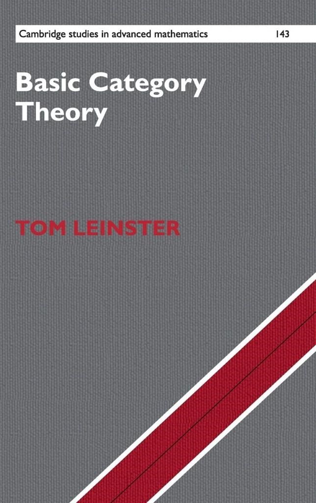 basic category theory (tom leinster)