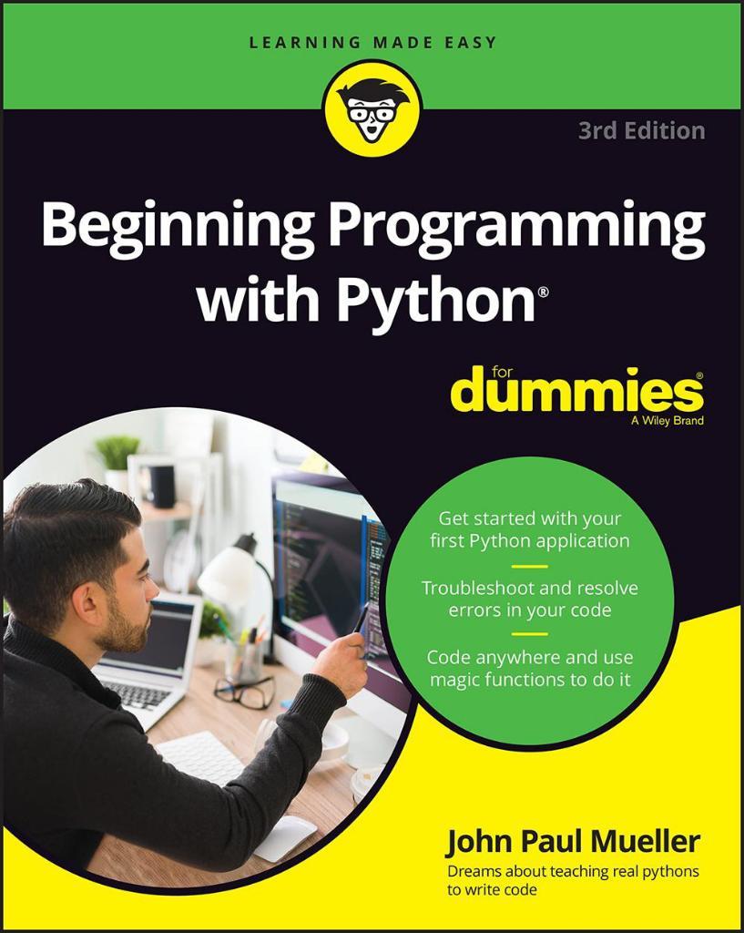 Beginning Programming with Python For Dummies 3rd Edition Mueller