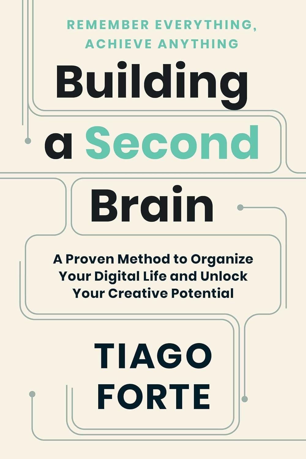 Building a Second Brain: A Proven Method to Organize Your Digital Life and Unlock Your Creative Potential Tiago Forte