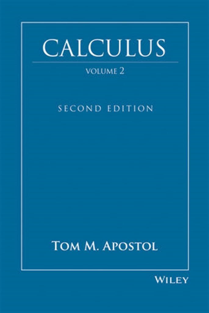 calculus volume 2 2nd (tom apostol)