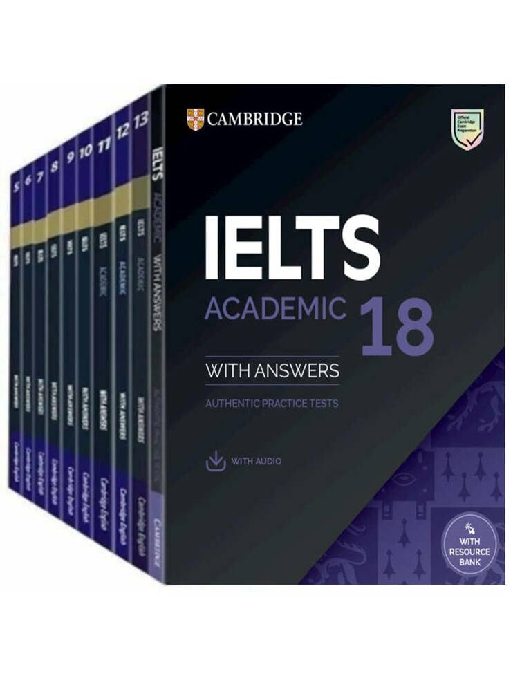 Cambridge English University IELTS 1-18 Academic with Answers with Audio