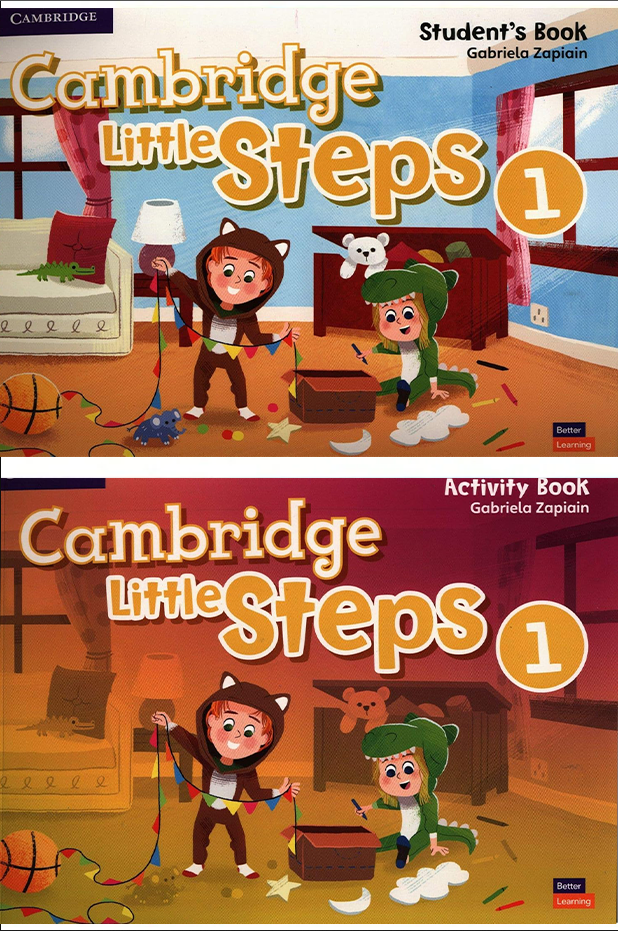 Cambridge Little Steps Level 1 Student's Book + Activity Book + CD + resources
