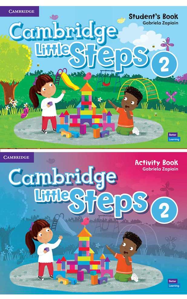 Cambridge Little Steps Level 2 Student's Book + Activity Book + CD + resources