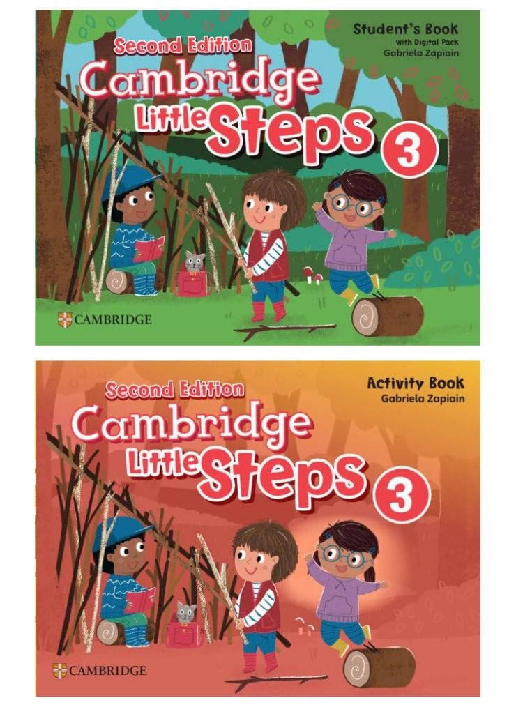 Cambridge Little Steps Level 3 (2nd Second Edition) - Student's Book + Activity Book + CD + resources  (KOD YOKTUR)