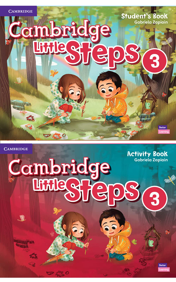 Cambridge Little Steps Level 3 Student's Book + Activity Book + CD + resources