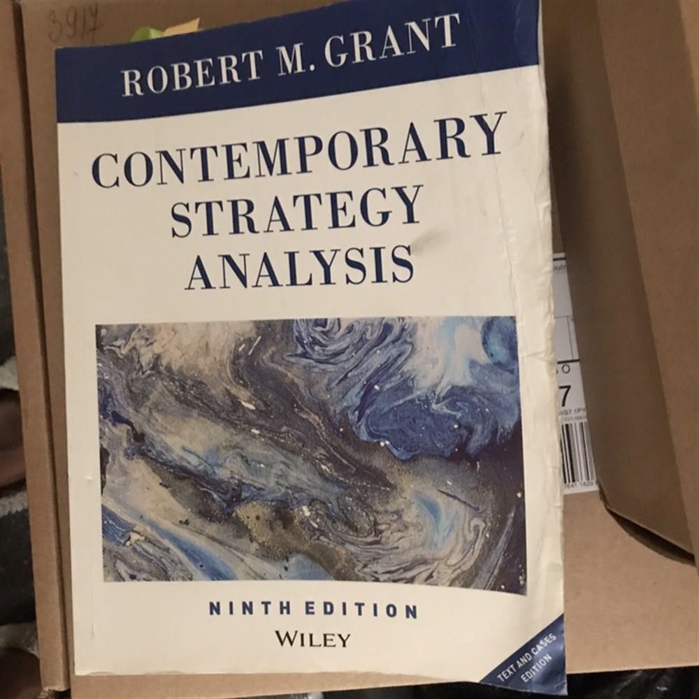 contemporary strategy analysis 9th (robert grant)