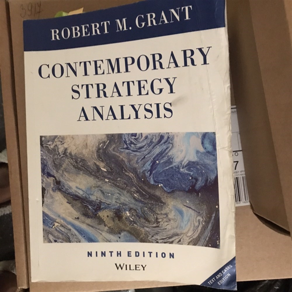 contemporary strategy analysis 9th (robert grant)