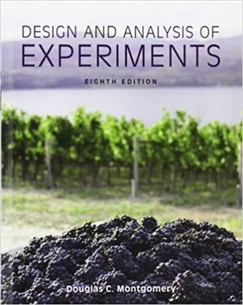 design and analysis of experiments 8th (douglas c. montgomery)
