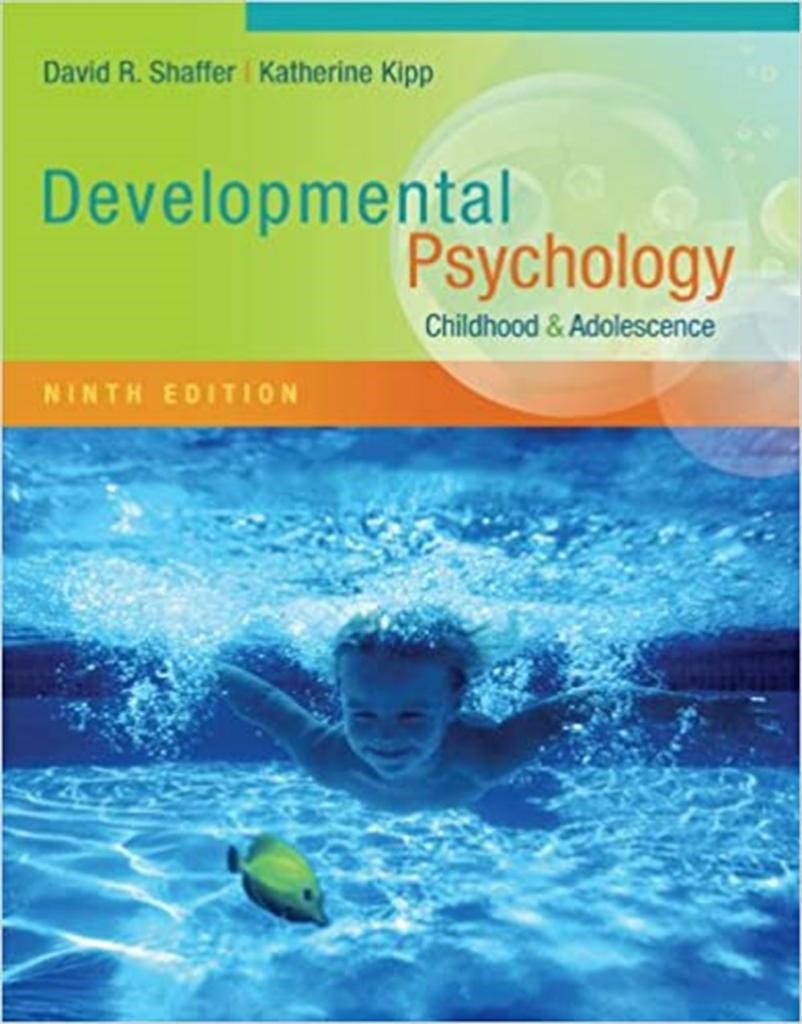 developmental psychology 9th (david shaffer)