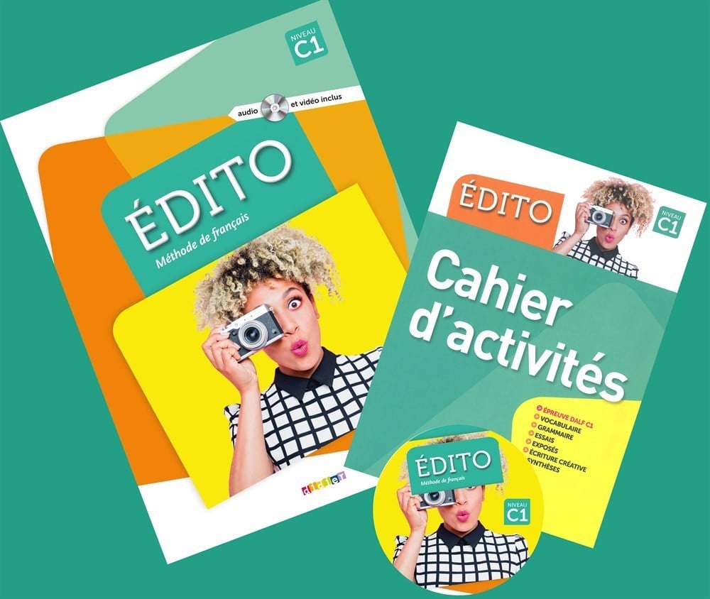 Edito C1 Niveau Méthode de français Livre + Cahier d'exercices + DVD (2016-2020)