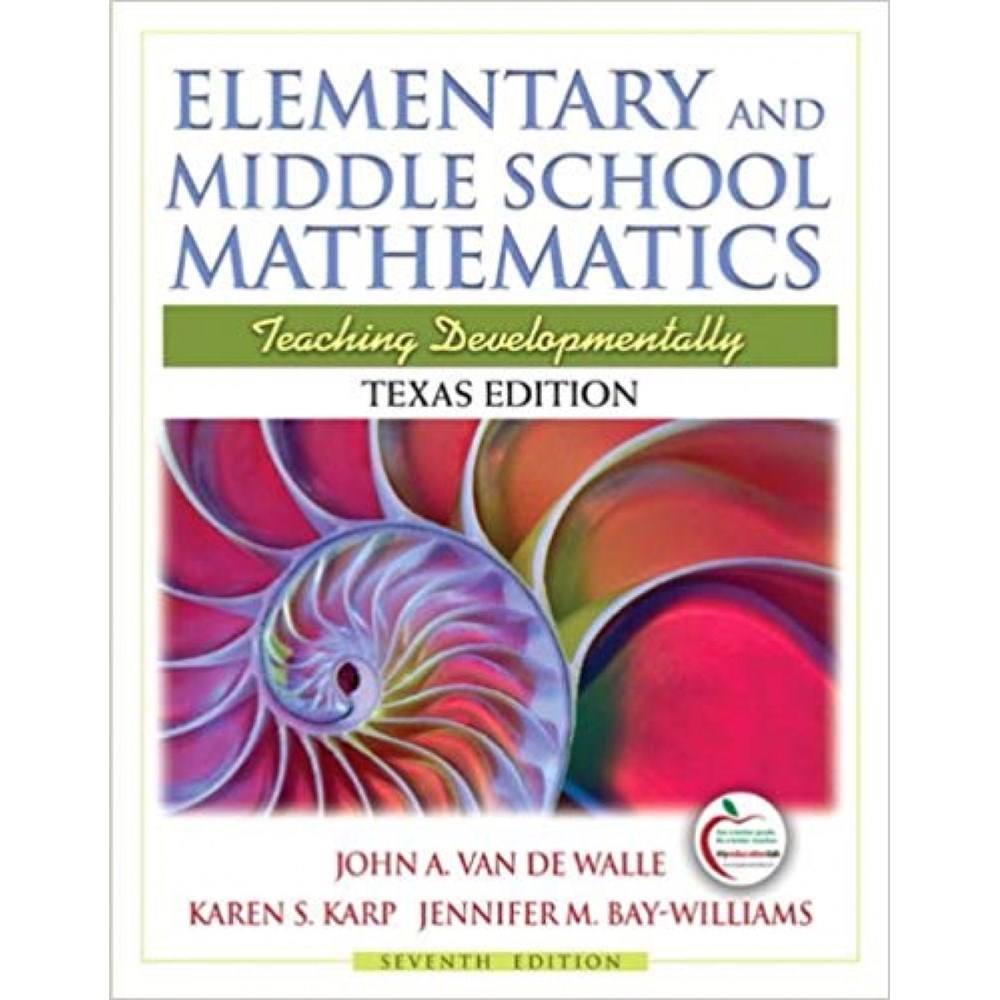 Elementary and Middle School Mathematics Teaching Development 7th (John Van de Walle)