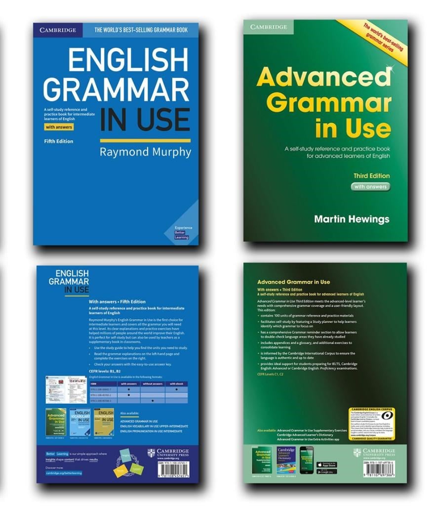 English Grammar in Use 5th + Advanced Grammar in Use with 2 CD