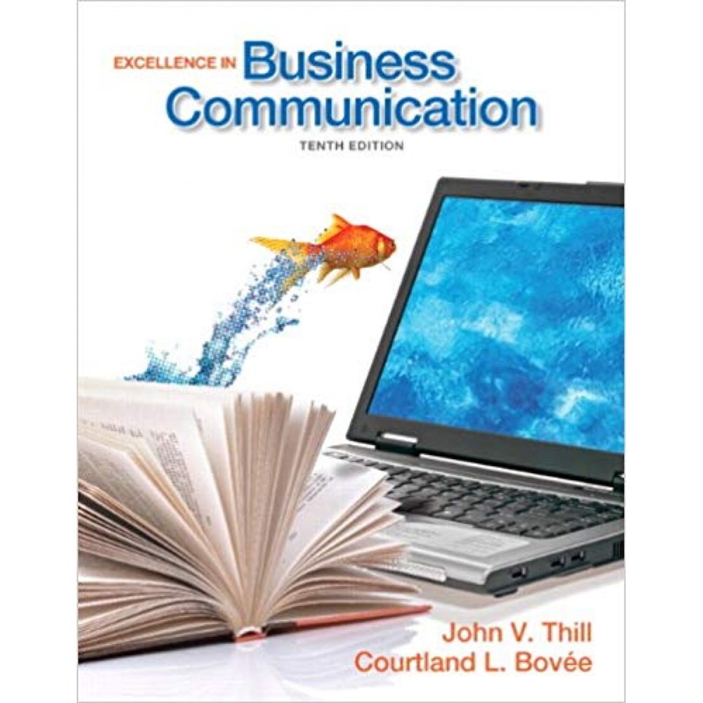 excellence in business communication 10th (thill, bovee)