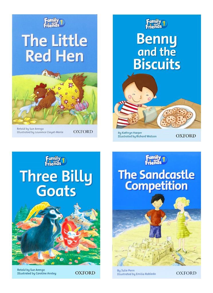Family and Friends 1: The Sandcastle Competition + Three Billy-Goats + Benny and the Biscuits + The Little Red Hen