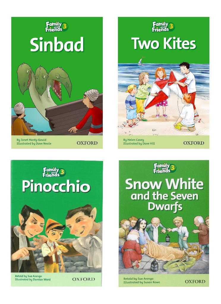 Family and Friends 3: Sinbad + pinocchio + Two Kites + Snow White and the Seven Dwarfs