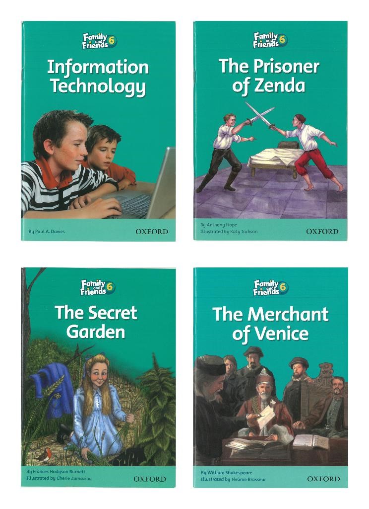 Family and Friends 6: The Secret Garden + Merchant of Venice + Prisoner of Zenda + Information Technolgy