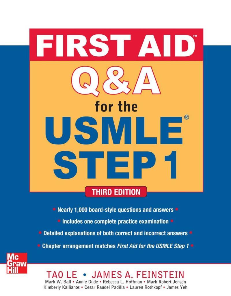 First Aid Q&A For The USMLE Step 1   3rd Ed.  (Tao Le)