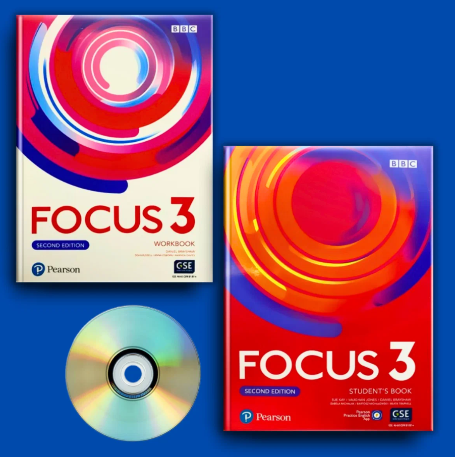 Focus 3 Student's Book + Workbook 2nd Edition ( Downloadable CD li versiyon – Online KOD YOKTUR )