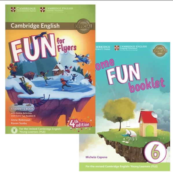 Fun for Flyers Student's Book (4th edition) with Audio and Home Fun Booklet 6