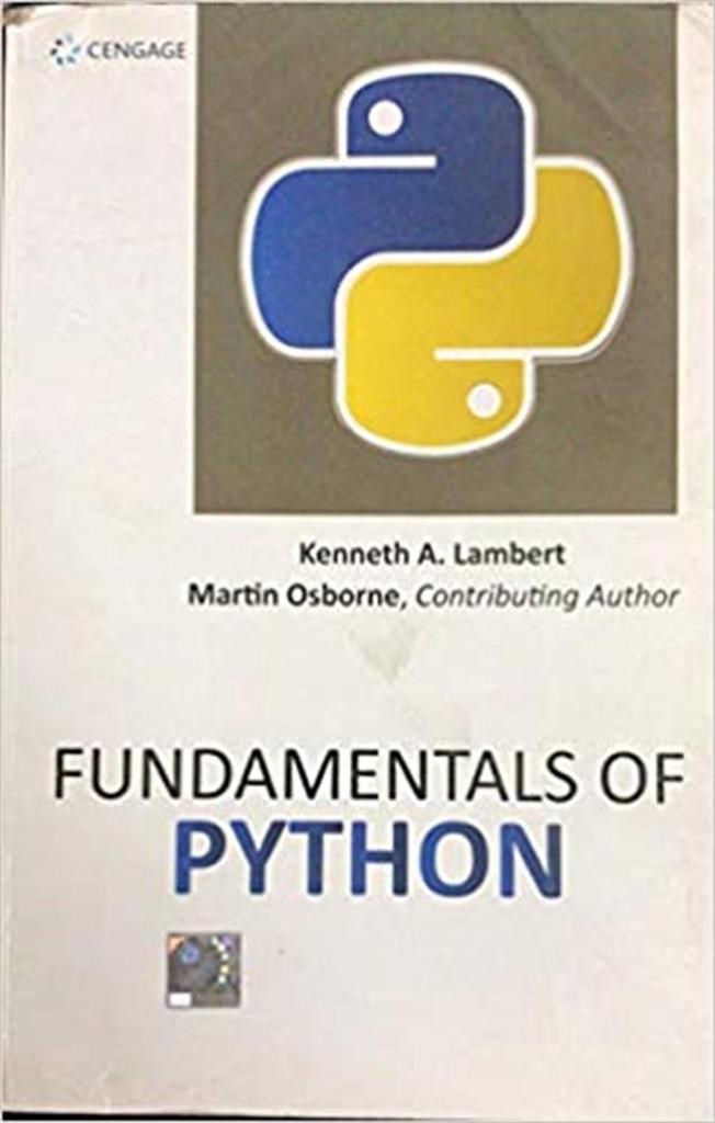 fundamentals of python (kenneth lambert)