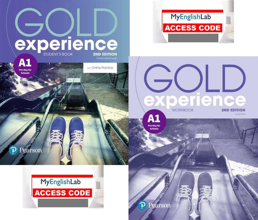 Gold Experience A1 Students' Book + Workbook with Myenglishlab  (Online Access Code lu)