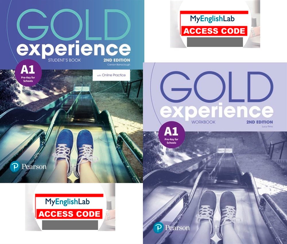 Gold Experience A1 Students' Book + Workbook with Myenglishlab  (Online Access Code lu)