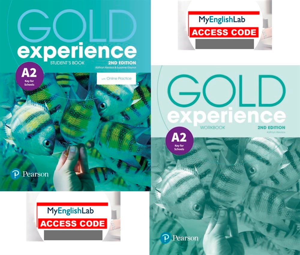 Gold Experience A2 Students' Book + Workbook with Myenglishlab  (Online Access Code lu)
