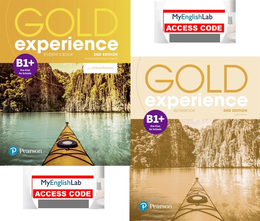 Gold Experience B1+ Students' Book + Workbook with Myenglishlab  (Online Access Code lu)