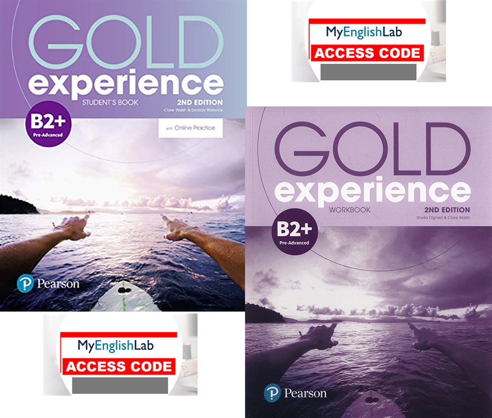 Gold Experience B2+ Students' Book + Workbook with Myenglishlab  (Online Access Code lu)