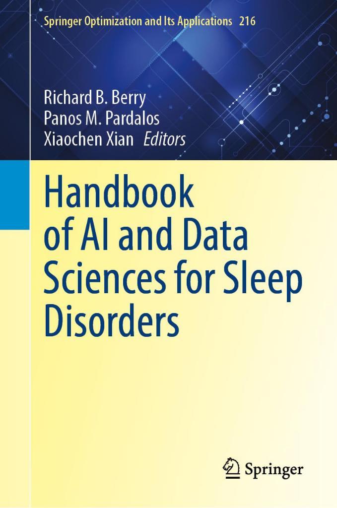 Handbook of Ai and Data Sciences for Sleep Disorders Berry Pardalos